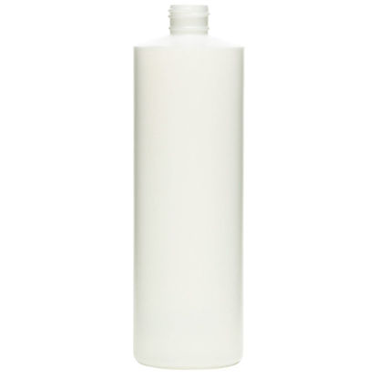 Picture of 12 oz White HDPE Cylinder Styleline, 24-410, 27 Gram