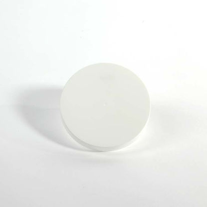 Picture of 110-400 White PP Smooth Top, Smooth Sides Cap (Unlined)