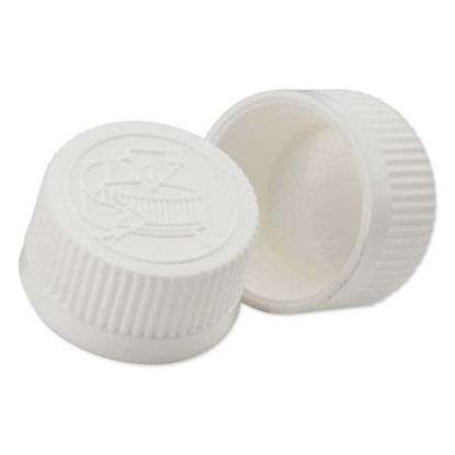 Picture of 24-400 White PP Child Resistant Cap with F217 Liner