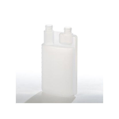 Picture of 16 oz Natural HDPE Twin Neck Bettix, 28-410, 57 Gram