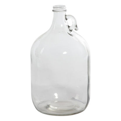 Picture of 128 oz Flint Round Jug with Finger Hole, 38-400, 4x1