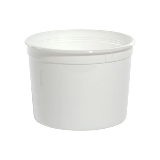 Picture of 64 oz White HDPE Dairy Tub