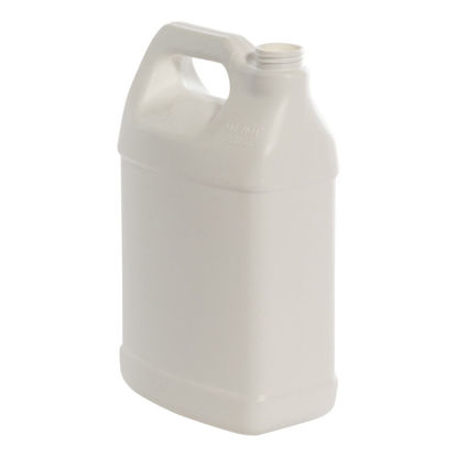 Picture of 128 oz White HDPE F-Style, 38-400, 150 Gram