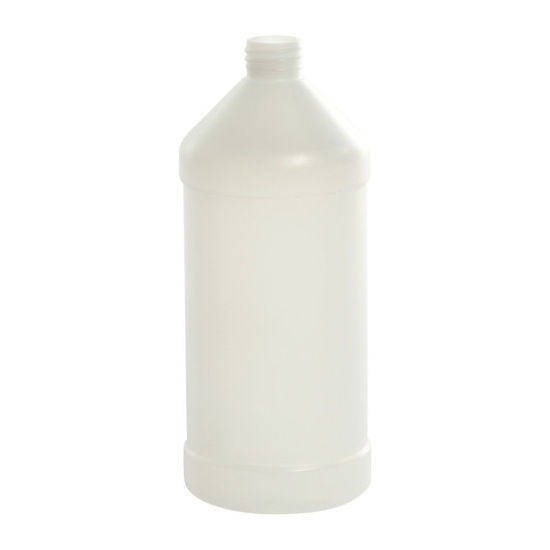 Picture of 32 oz Natural HDPE Modern Round, 28-410, 52 Gram