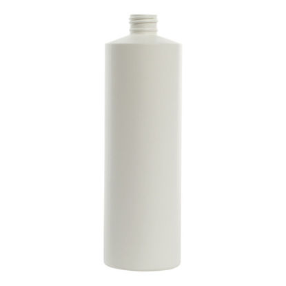 Picture of 16 oz White HDPE Cylinder Styleline, 24-SP410, 30 Gram