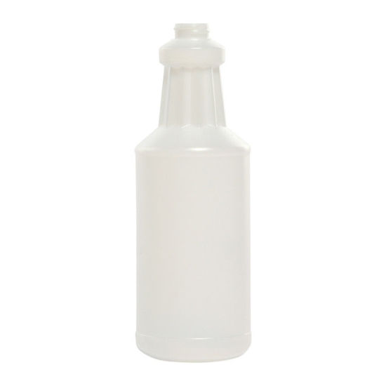 Picture of 32 oz Natural HDPE Fluted Decanter, 28-400, 54 Gram
