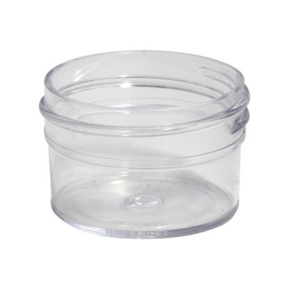 Picture of 1/2 oz Clear PS Wide Mouth Jar, 43-400