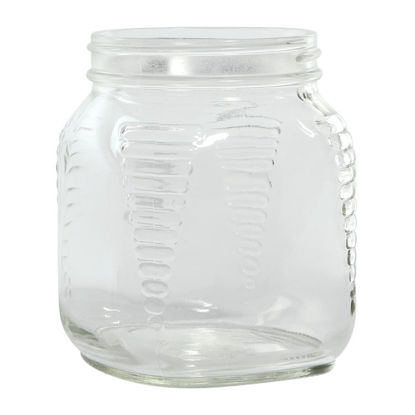 Picture of 30.5 oz Flint Square Jar, 89-405, 12x1
