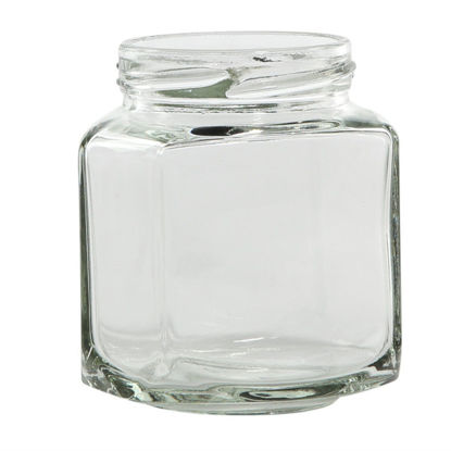 Picture of 190 ml Flint Hex Jar, 58-2020 Twist, 12x1