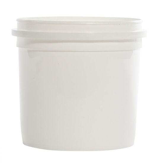 Picture of 64 oz White HDPE Pry Off Cover