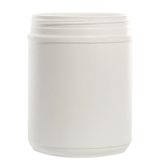 Picture of 60 oz White HDPE Triple Thread Canister, 120 mm, 70 Gram