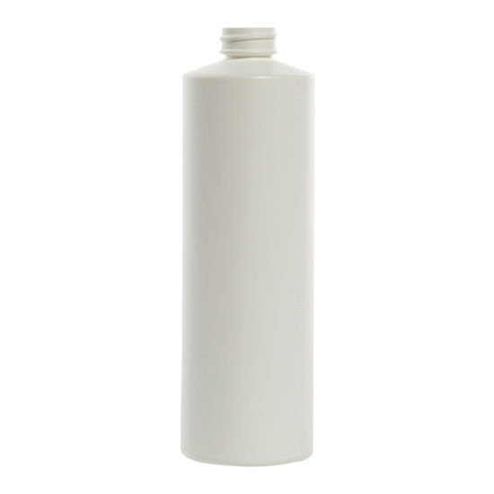 Picture of 16 oz White HDPE Cylinder, 28-SP400, 27 Gram