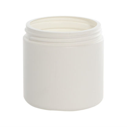Picture of 16 oz White HDPE Wide Mouth Jar, 89-400, 32 Gram