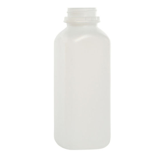 Picture of 16 oz Natural HDPE Square Juice, 38-400, 20 Gram