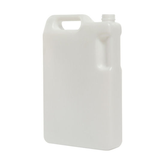 Picture of 5 liter Natural HDPE F-Style with Pinch Grip, 38-400, 345 Gram