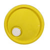 Picture of Yellow HDPE Tear Tab Cover for Plastic Pails 3.5 - 6 Gallons, Rieke Spout