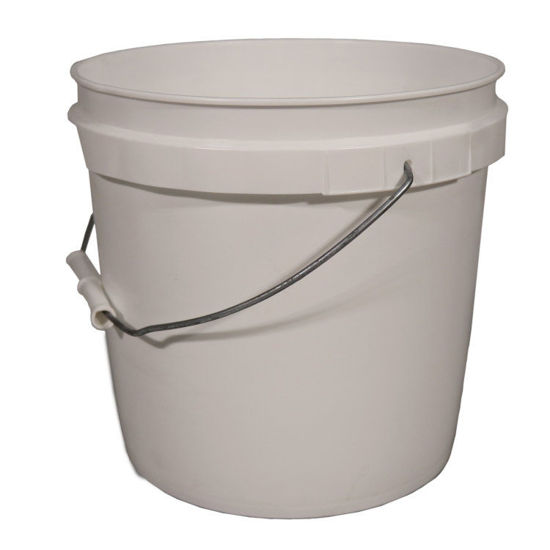 Picture of 2 Gallon White HDPE Open Head Pail