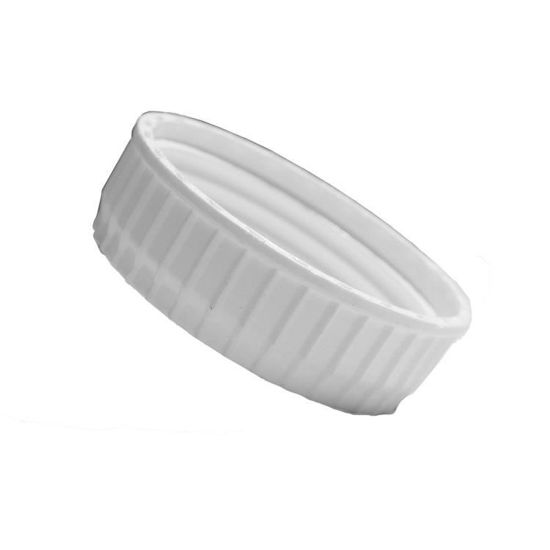 Picture of 63-485 White PP Matte Top, Ribbed Sides Cap, F-217 Liner