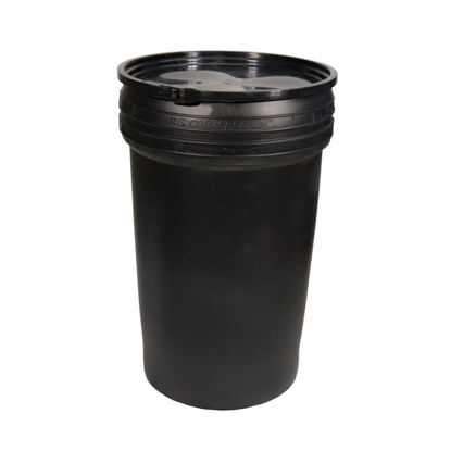 Picture of 55 Gallon Black Plastic Nestable Drum, UN Rated