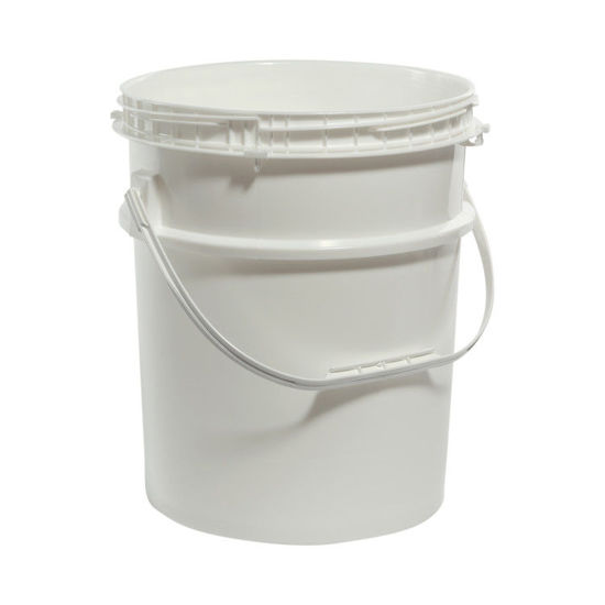 Picture of 5 Gallon White HDPE Screw Top Pail, UN Rated