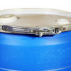 Picture of 30 Gallon Blue Plastic Straight Sided Drum, 2" & 3/4" Fittings UN Rated