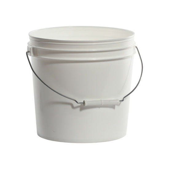 Picture of 2 Gallon White HDPE Open Head Pail, UN Rated