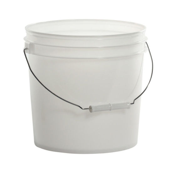 2 Gallon Natural HDPE Open Head Pail, UN Rated