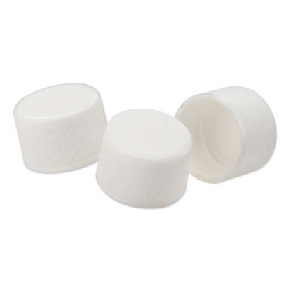 Picture of 20-410 White PP Screw Cap with F217 Liner