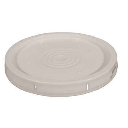 Picture of White HDPE Tear Tab Cover for Plastic Pails 3.5 - 6 Gallons