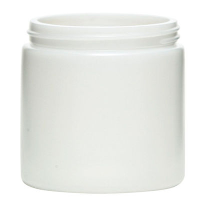 Picture of 1 oz Natural HDPE Straight Sided Jar, 38-400