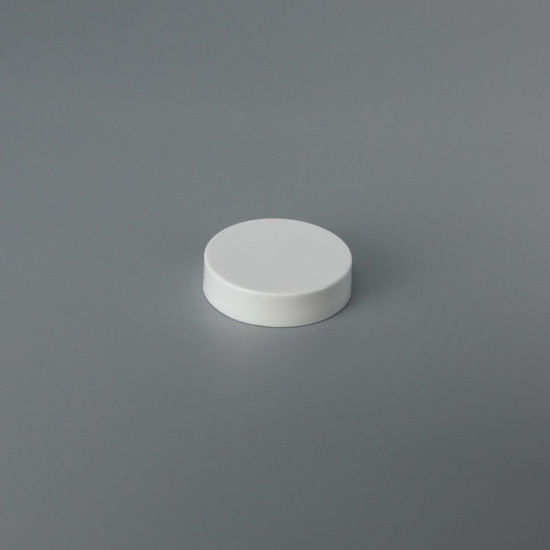 Picture of 43-400 White PP Smooth Top, Smooth Sides Cap