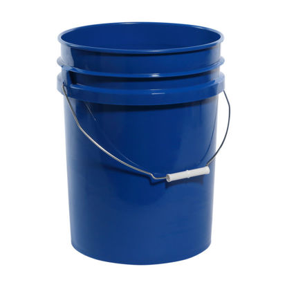 Picture of 20 Liter Blue HDPE Open Head Pail, UN Rated