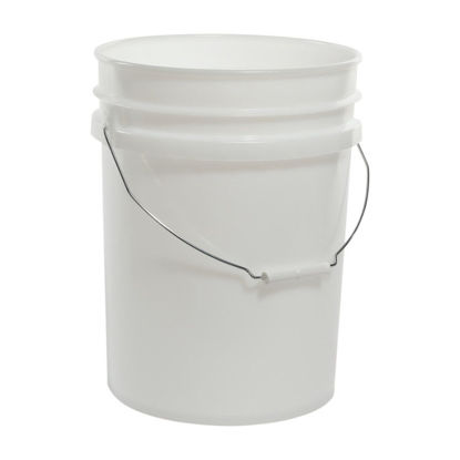 Picture of 20 liter Natural HDPE Open Head Pail, UN Rated