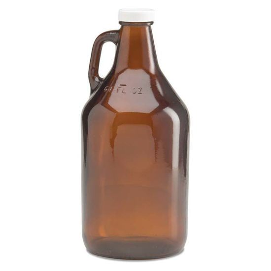 Picture of 64 oz Amber Jug, 38-400, 6x1