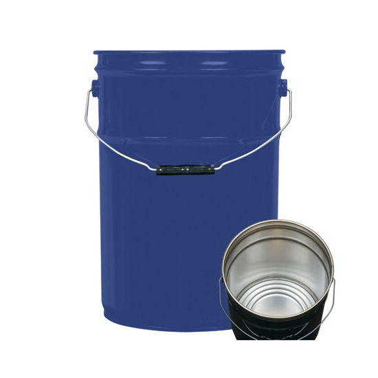 Picture of 6 Gallon Blue Open Head Pail, Rust Inhibited, UN Rated