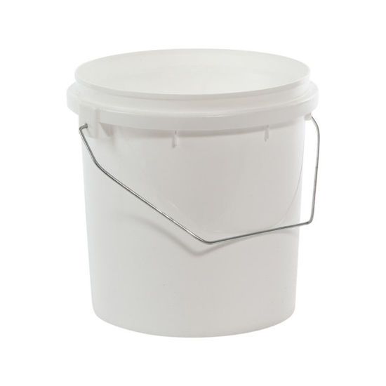 Picture of 1 Gallon White HDPE Vapor Lok Pail with Handle