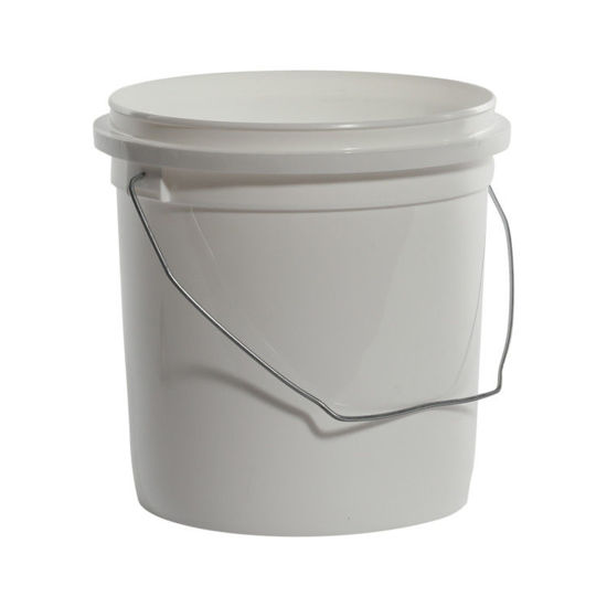 Picture of 1 Gallon White HDPE Open Head Pail