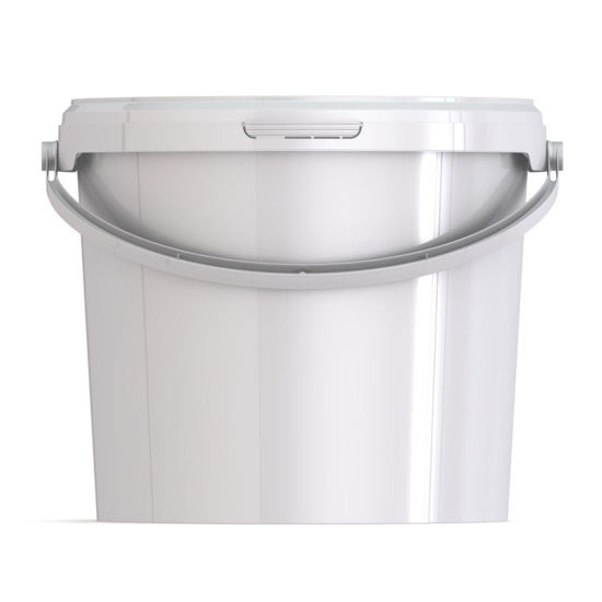 Picture of 1.59 Gallon White PP Eurotainer with Handle