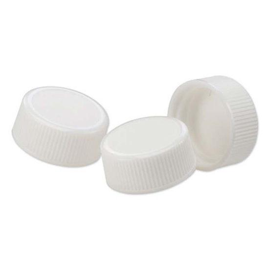 Picture of 22-400 White PP Screw Cap with F217 Liner