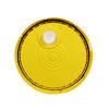 Picture of Yellow HDPE Tear Tab Cover for Plastic Pails 3.5 - 6 Gallons, All Plastic Spout