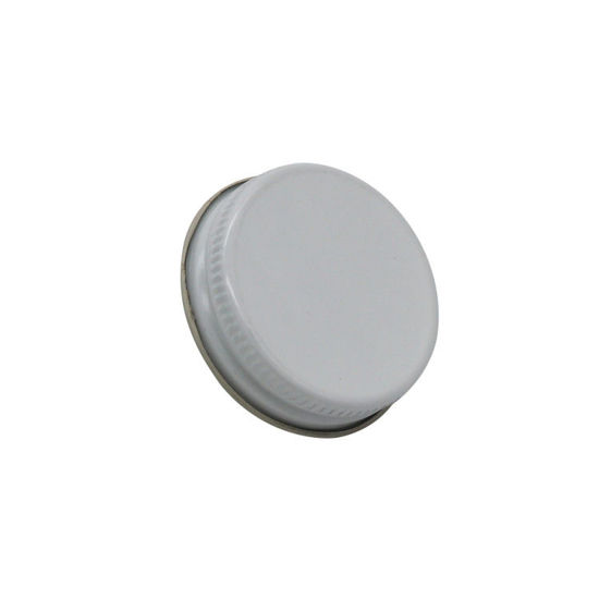 Picture of 38-400 White Metal Lug/Twist Cap with Plastisol Liner (No Button)