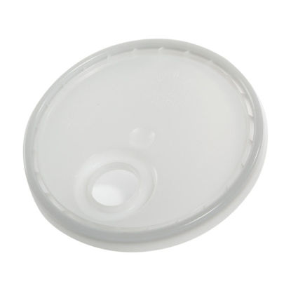 Picture of 3.5-6 Gallon Natural HDPE Cover w/ 70 mm Opening, UN Rated