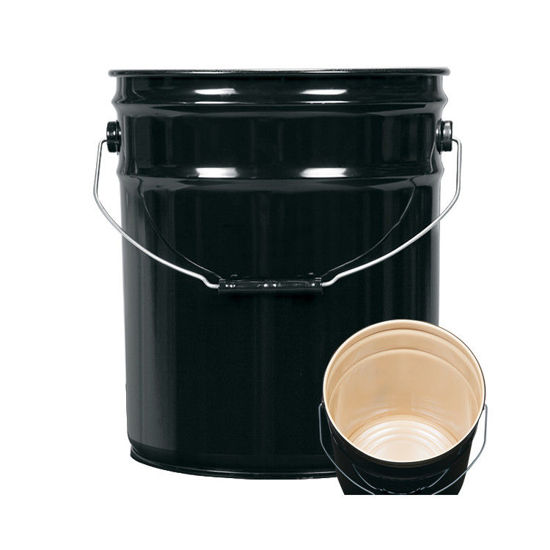 Plastic Pail - 5 Gallon, Black