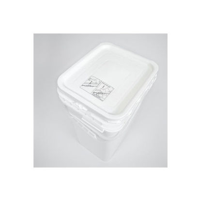 Picture of 3.5-6.5 Gallon White HDPE Super Kube 1 Cover