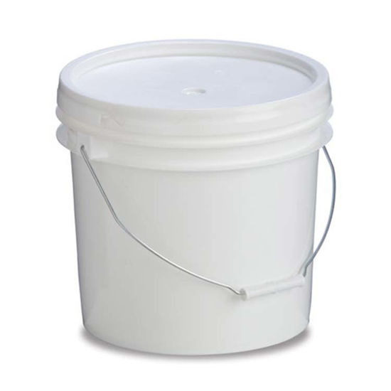 Picture of 3.5 Gallon White HDPE Open Head Pail