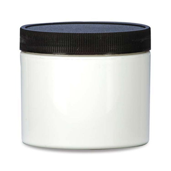 Picture of 8 oz White PP Straight Side Jar, 89-400