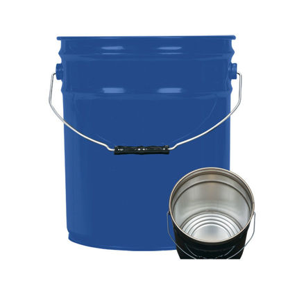 Picture of 5 Gallon Century Blue Open Head Pail, Rust Inhibited, UN Rated