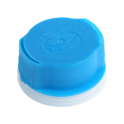 Picture of 32 mm Blue HDPE Child Resistant REL Cap