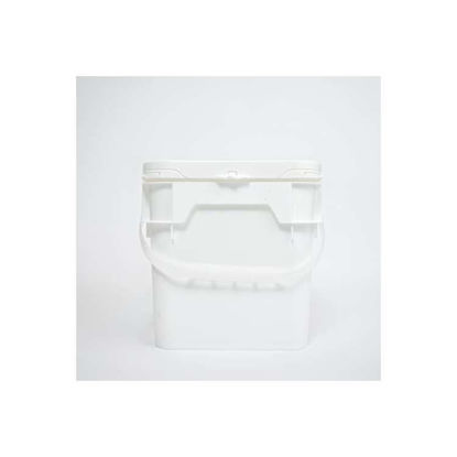 Picture of 4 Gallon White HDPE Super Kube 1 Pail