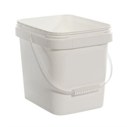 Picture of 4.25 Gallon White HDPE EZ Stor Pail